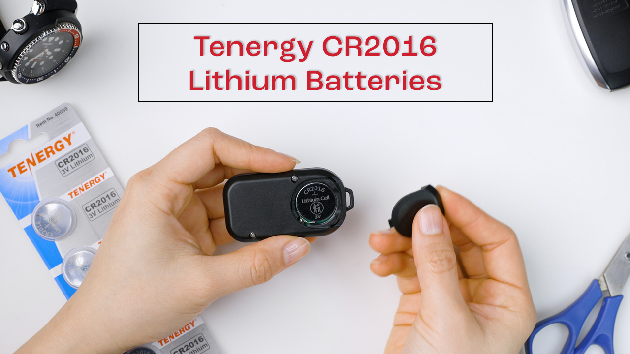 Amazon.com: Tenergy CR2016 Battery, CR2016 3V Lithium Battery